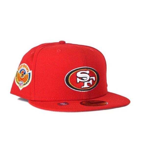 New Era 9FIFTY San Francisco 49ers Fitted‎ Hat Pro Bowl Side Patch Size OS NWT - Picture 3 of 9